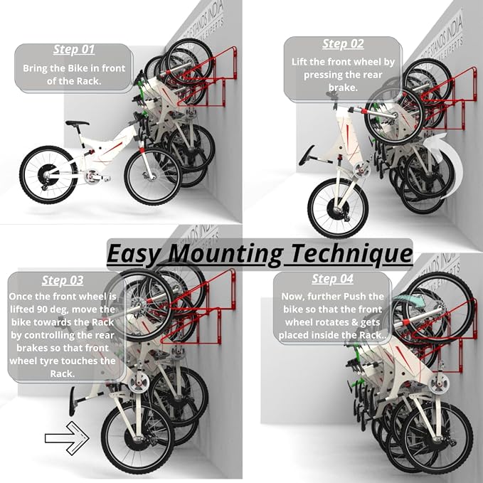 Bike Wall Mount Vertical Bike Hanger - Image 4