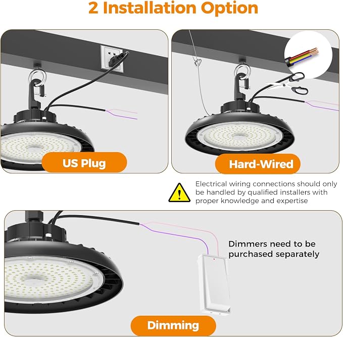High Bay Lights LED UFO Light 240W LED Shop Lights 6000K IP65 Commercial Bay - Image 5