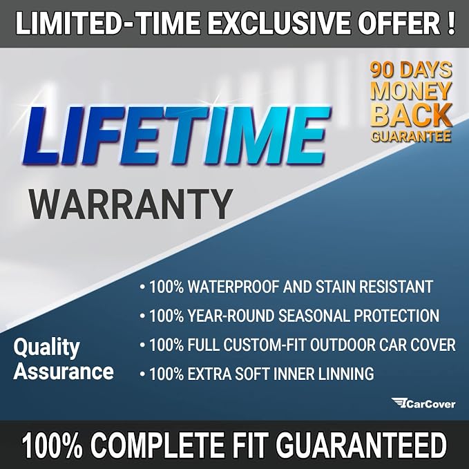 iCarCover Premium Car Cover for 1958 Chevy Del Ray Heavy Duty Waterproof All - Image 3