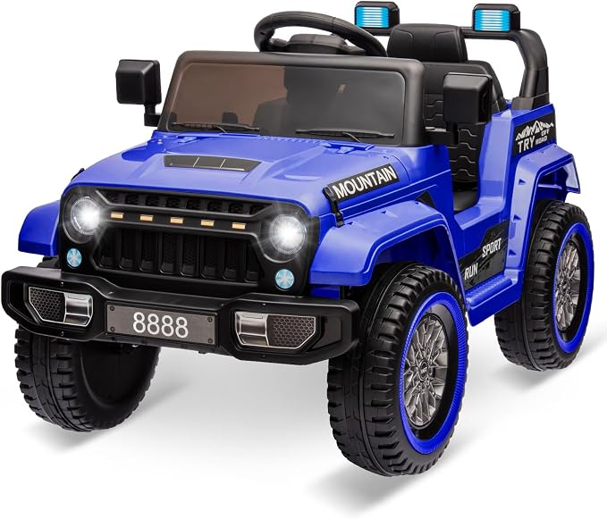 12V Kids Ride on Truck Car, 4 Wheeler Electric Vehicles by HetoyRideon