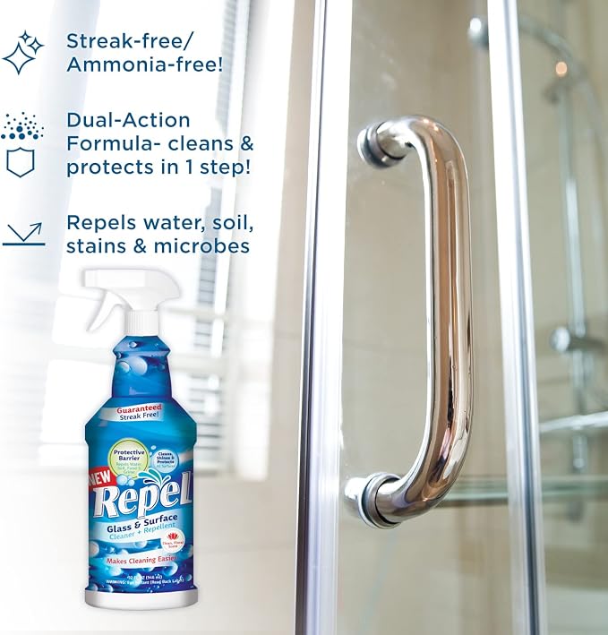 Clean-X REPEL Glass & Surface Cleaner 32 fl. oz. - Image 8
