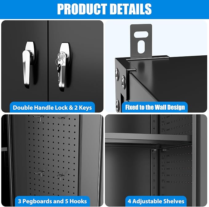 2025 Upgraded Wide & Deep Garage Storage Cabinet - Image 4