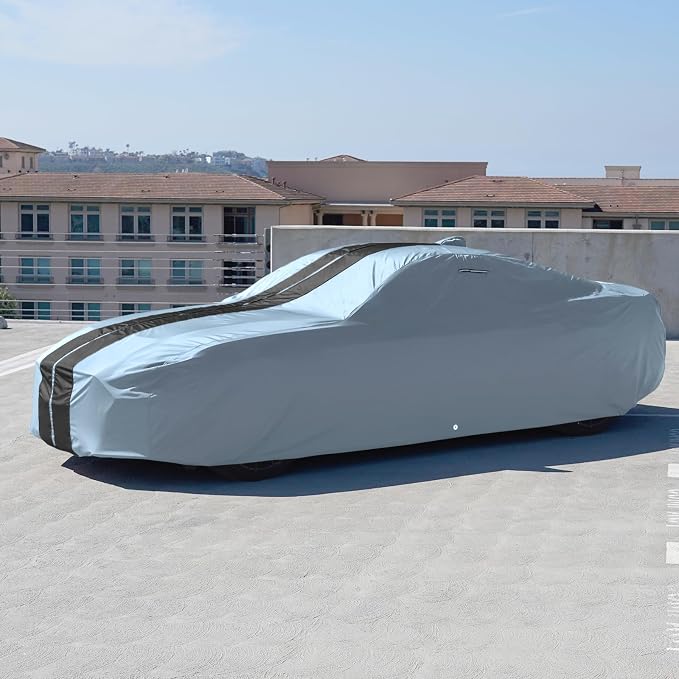 iCarCover Custom Car Cover for Pontiac Bonneville Waterproof All-Weather Rain - Image 7