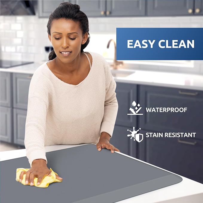 KitchenClouds Kitchen Mat Cushioned Anti Fatigue Rug 20"x39" Waterproof - Image 3