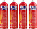 Fire Extinguisher 4-Pack with Mount Brackets，Portable by AmzBoom