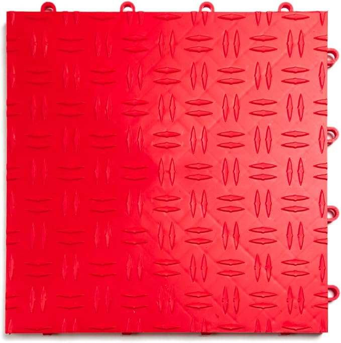 GarageTrac Diamond, Durable Interlocking Modular Garage Flooring Tile by BigFloors