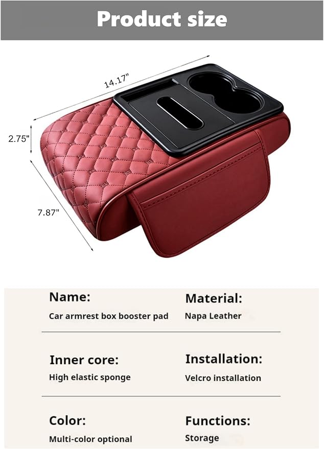 5-In-1 Center Console Cover Organizer - Image 5