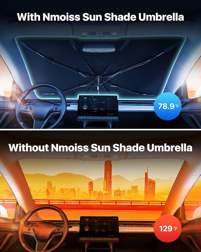 Nmoiss Windshield Sun Shade Umbrella - Image 2