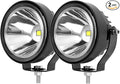 4 Inch Round Led Pod Lights, 60W Led Off Road Driving Fog Lights, Spot by SUFEMOTEC