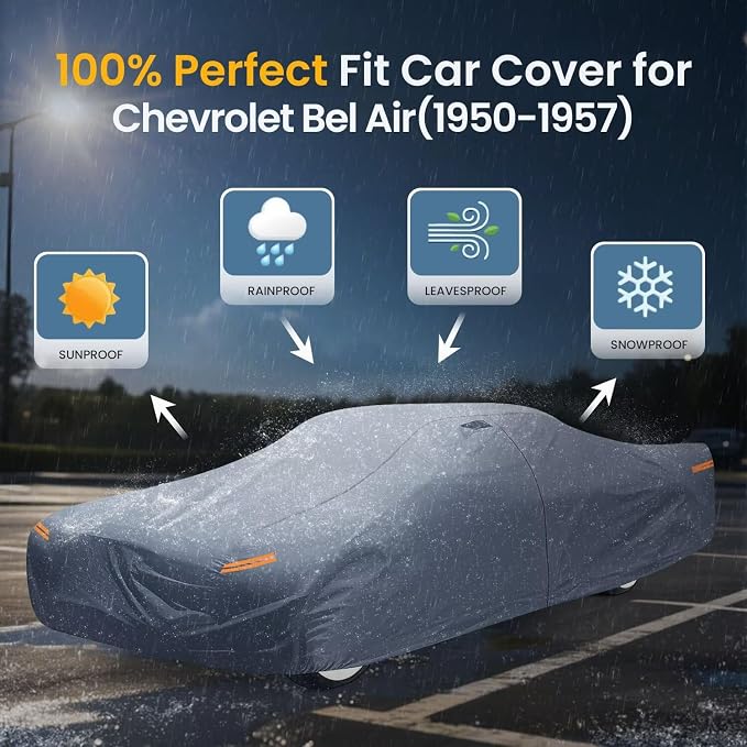Waterproof Chevrolet Bel Air Car Cover - Image 3