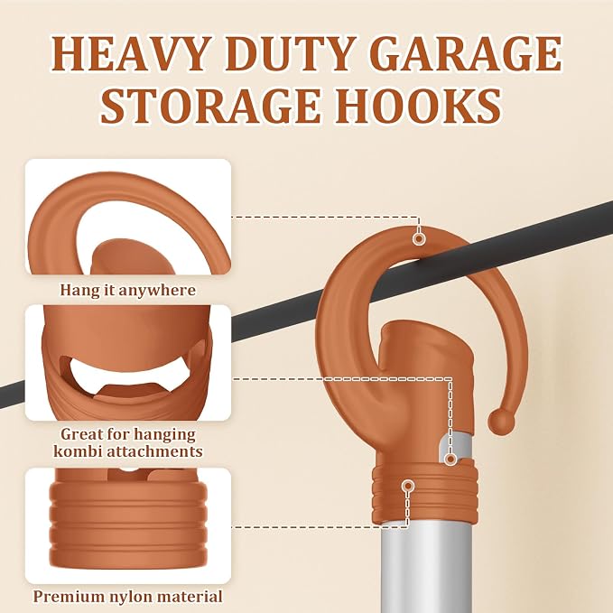 3 Pack Heavy Duty Garage Storage Hooks Shed Hooks Compatible - Image 4