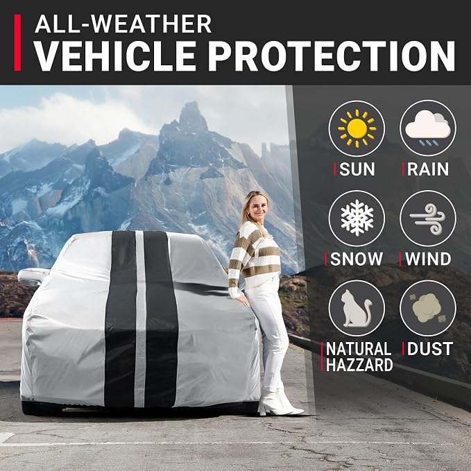 iCarCover Custom SUV Cover for Pontiac Trans AM Waterproof All-Weather Rain - Image 2
