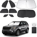 TINGLU Window Shades for Ford Explorer SUV 2011-2019 Accessories Full Windows by TINGLU