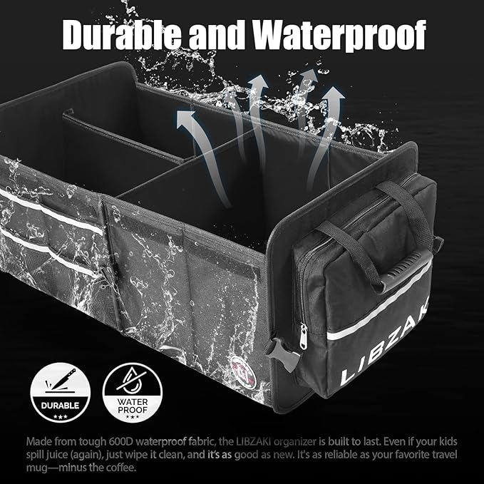 LIBZAKI Car Trunk Storage Organizer - Image 2