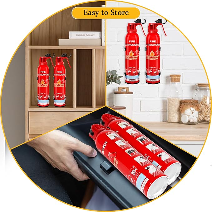 Fire Extinguisher for Home, Portable A, K Class Fire Extinguishers - Image 5