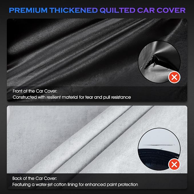 Car Cover Custom Fit for Honda CRV 1997-2025, Toyota RAV4 1996-2025, 6 Layers - Image 2