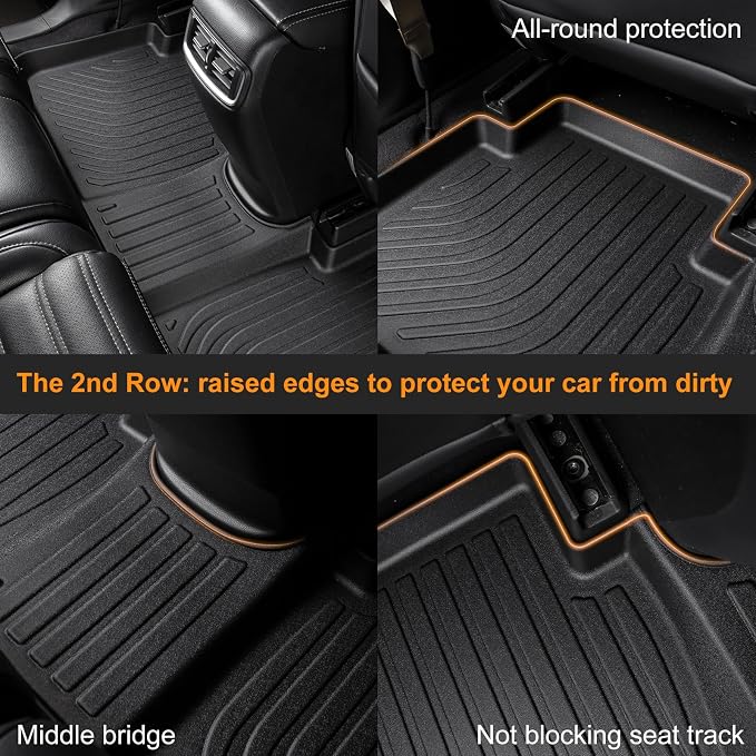 Binmotor-All Weather Car Floor Mats and Cargo Liner Set - Image 4