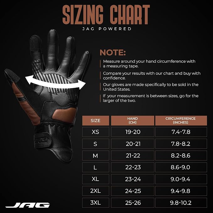 J.A.G. Motorcycle Gloves - Image 4