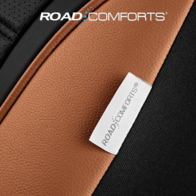 Road Comforts Leather Seat Covers, Breathable Car Seat Covers Full Set - Image 6