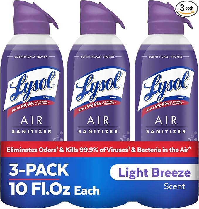 Lysol Air Sanitizer Spray with Odor Eliminator by Lysol