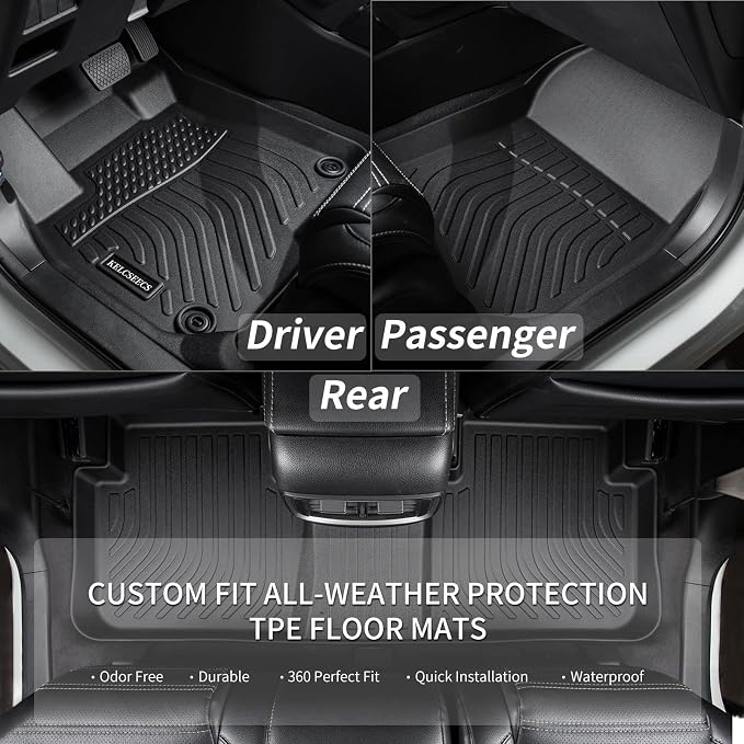 KELCSEECS® Floor Mats Custom for Hyundai Santa Cruz 2026 2025 2024 2023 2022 - Image 2