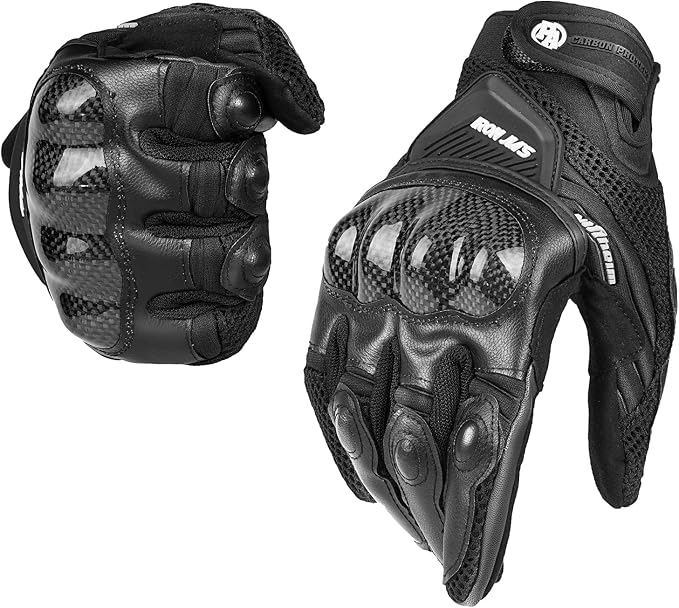Motorcycle Gloves Touch Screen for Men Women Padding Hard Knuckle Cycling - Image 7