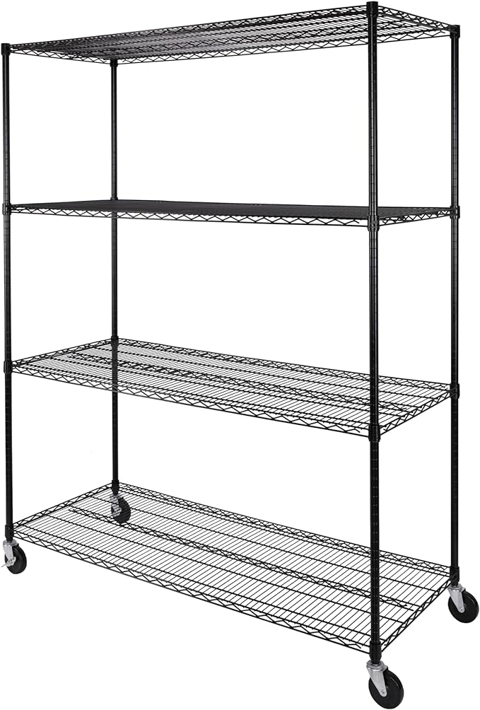 Seville Classics UltraDurable Heavy Duty NSF Solid Steel Wire Rack Storage Unit by SevilleClassics