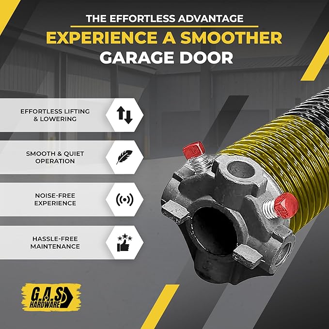 Garage Door Torsion Springs 250x2x34, IIncludes 1” Steel Bearing, and Winding - Image 5