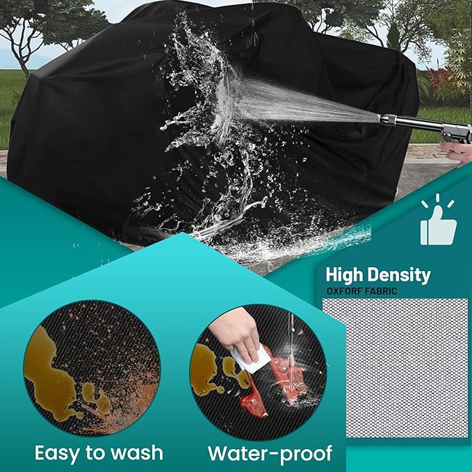 QYMOTO ATV Cover, Large ATV Cover XL 2-UP 4 Wheeler Quad Outdoor Full - Image 3