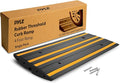 Pyle 4 ft. Rubber Curb Ramp, Non-Slip Threshold Single Ramp by PyleUSA