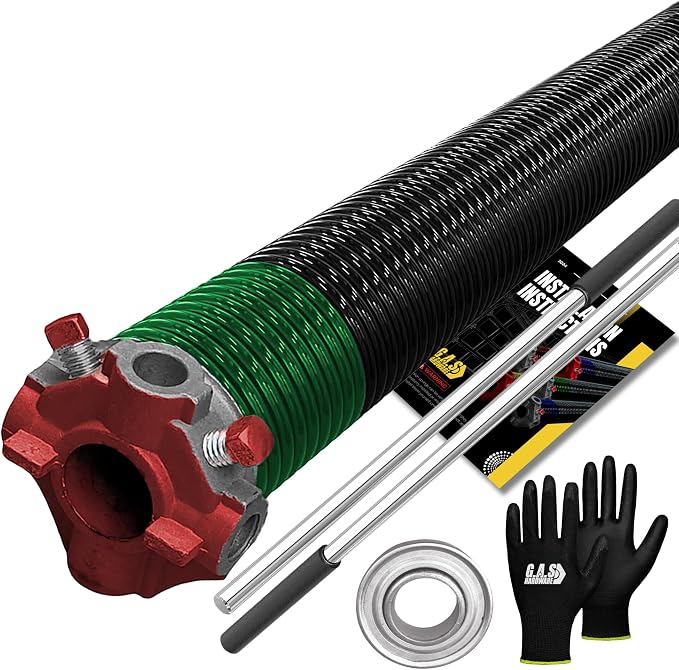 Garage Door Torsion Spring 243x1.75x35 Includes 1” Steel Bearing, Non-Slip by GASHardware