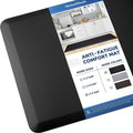 KitchenClouds Kitchen Mat Cushioned Anti Fatigue Rug 17.3"x60" Waterproof Non by KitchenClouds