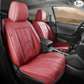 Wine Red Car Seat Covers Full Set by FREESOO