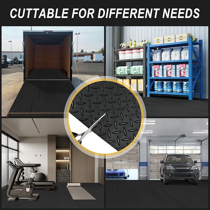 7.5x20 FT Garage Floor Mat, 2.8mm Thickened Flooring Roll - Image 7