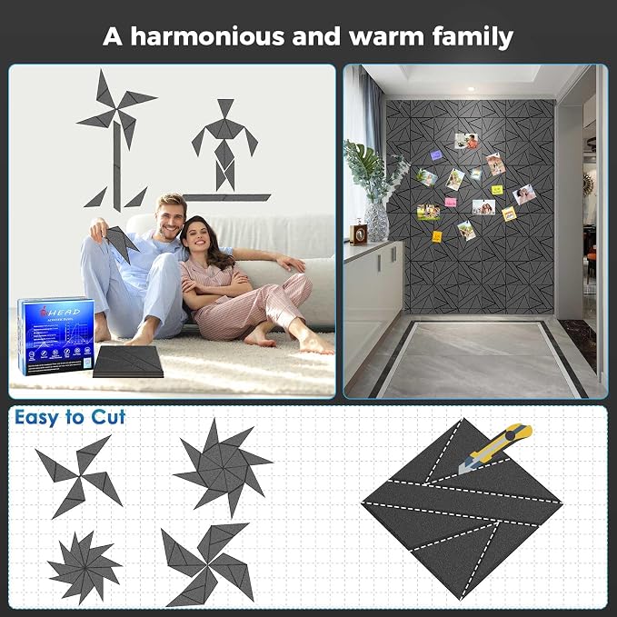 【10 Pack】 Acoustic Panels Self-Adhesive - Image 4