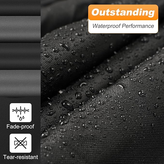 QUNSUNUS Waterproof Car Cover for Ford Mustang 1969-1973, Outdoor Car Covers - Image 5
