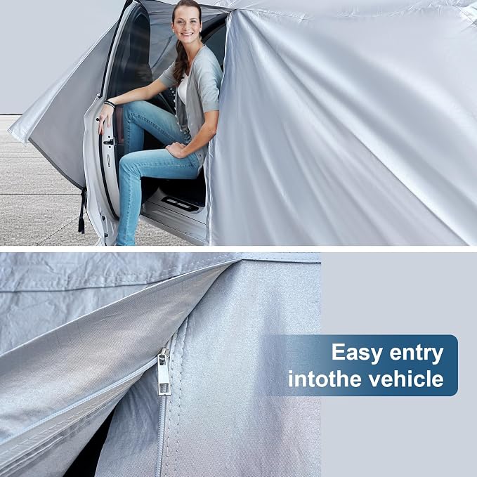 AUQDD 6-Layers Premium Hatchback Car Cover Waterproof All Weather Weatherproof - Image 5