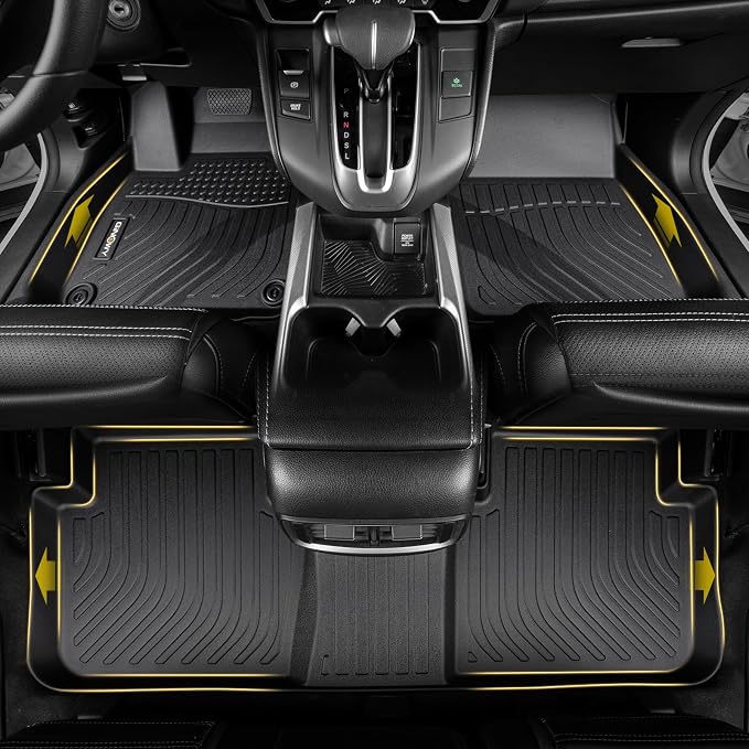 GINOWY- Floor Mats for Jeep Renegade 2015-2024 2025, TPE All Weather Car Floor - Image 7