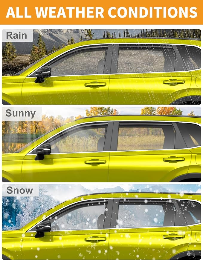 in-Channel Window Rain Guards Fit - Image 5