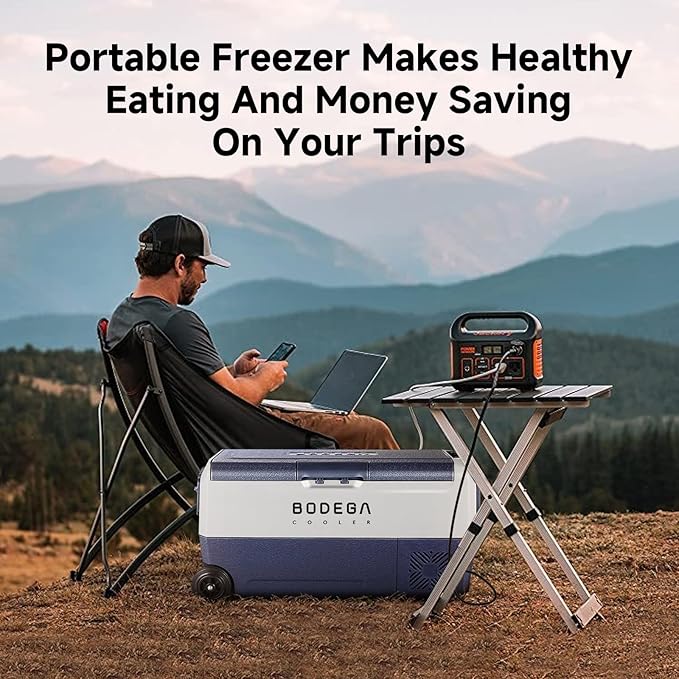 BODEGACOOLER 12 Volt Car Refrigerator, 38 Quart Portable Freezer Fridge - Image 4