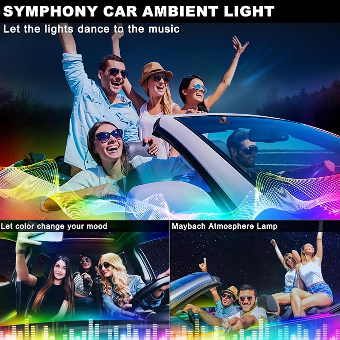 Dream+Color Acrylic Interior Car LED Strip Light - Image 7