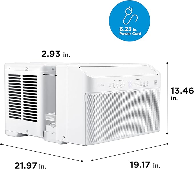 Midea MAW10V1QWT U-Shaped AC Window Air Conditioner - Image 8