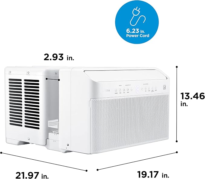 Midea MAW08V1QWT U-Shaped AC Window Air Conditioner - Image 8