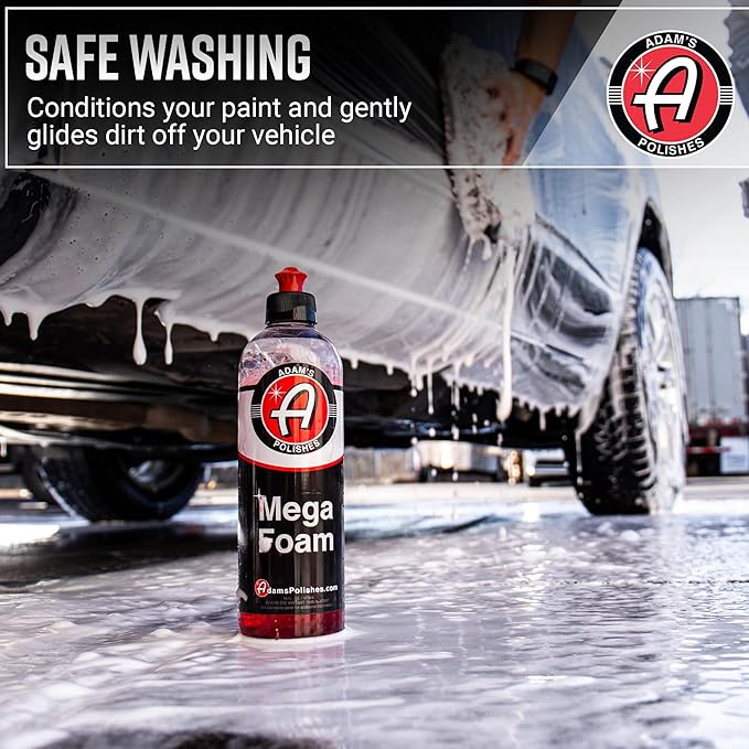 Adam’s Mega Foam Car Wash Soap – pH Neutral, Ultra Concentrated - Image 5