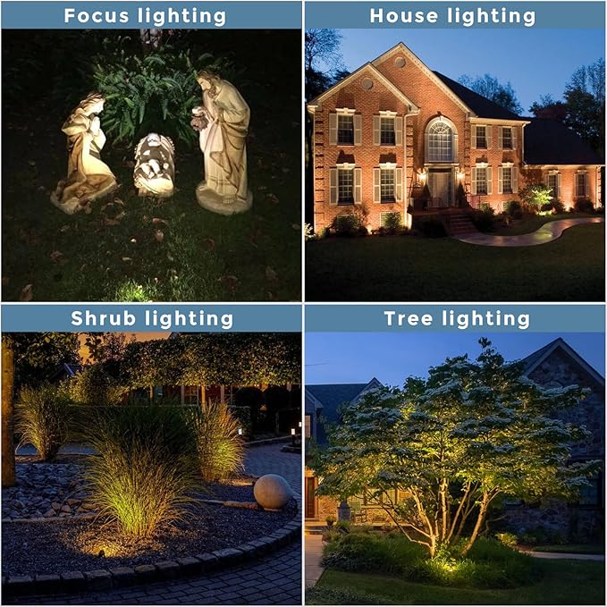 Gardencoin Solid Brass Outdoor Landscape Spotlights, 12V LED Low Voltage - Image 7