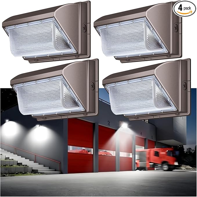 120W LED Wall Pack, 15840 Lumen Super Bright Outdoor Wallpack Lights, 5000K by TOMOURD