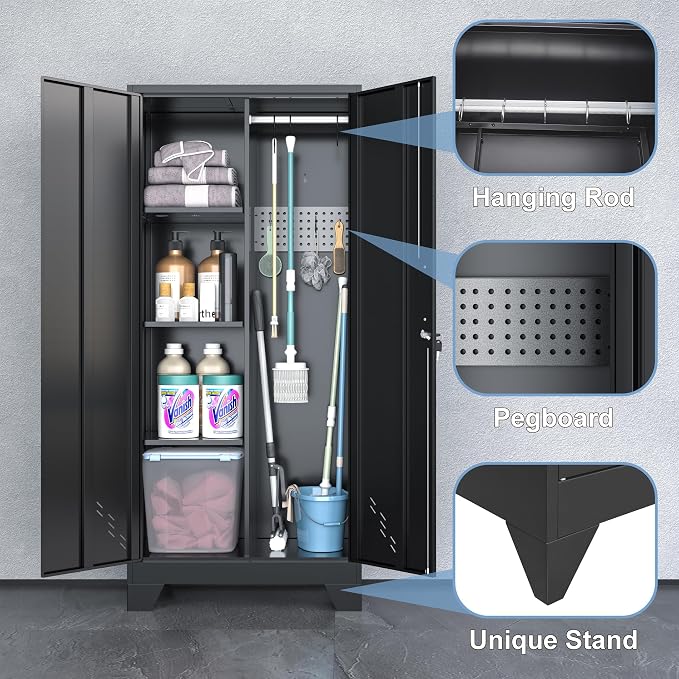 Metal Storage Cabinet, Utility Cabinet - Image 5