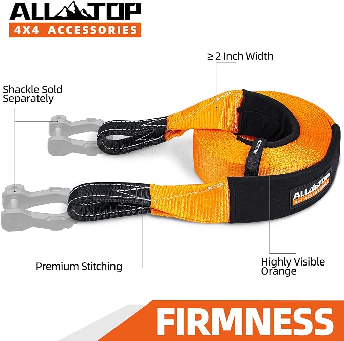ALL-TOP Recovery Snatch Strap, 3in x 20ft - Image 3