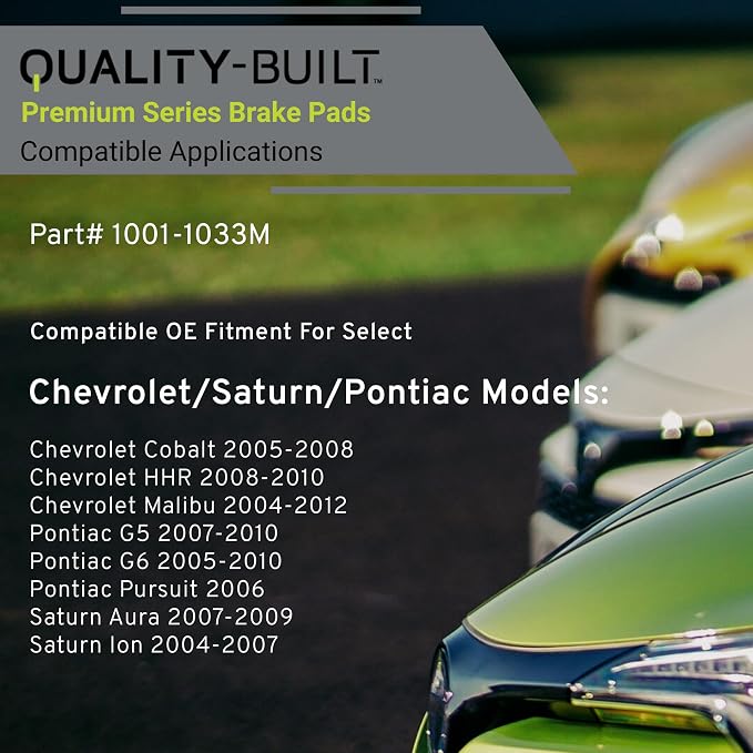 Premium Semi-Metallic Rear Brake Pads Compatible - Image 3