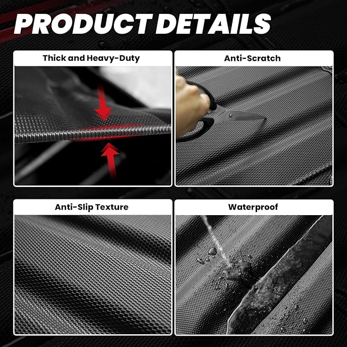 LASFIT Bed Mat for Toyota Tundra 2007-2021 Truck Bed Mat All Weather 5.5 FT Bed - Image 7